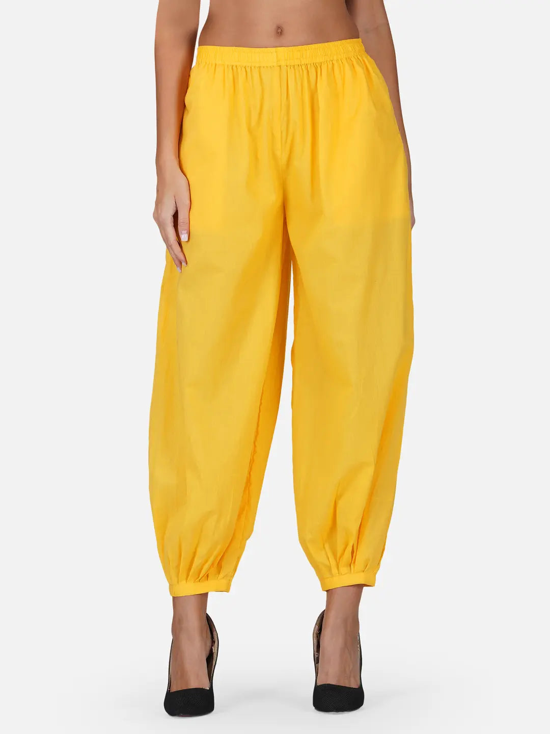 Free People Rumors Textured Harem Pants Yellow White Striped Size 0 Women's  | eBay