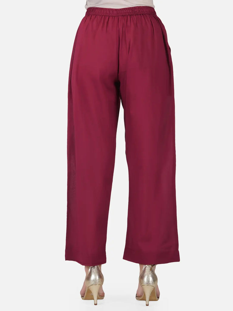 Linen Palazzo Pant For Women – ANOMALY
