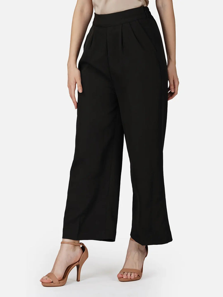 Buy DRSG Spring Summer Women Wide Leg Pants Loose High Waist Casual Trousers  Women Korean Style Solid Office Straight Pants Online at desertcartINDIA